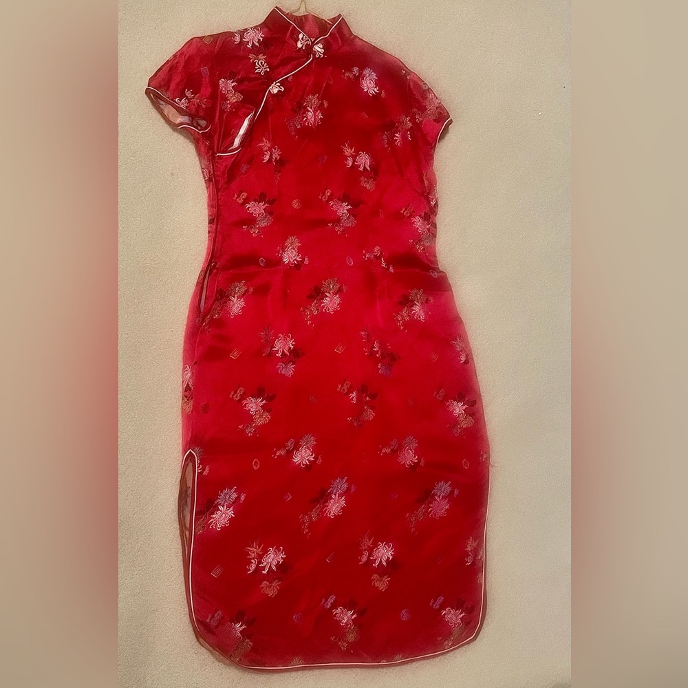 Silky Asian dress
